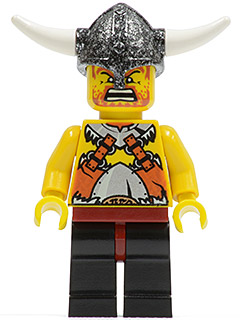 LEGO Minifigure-Viking Warrior 6b-Vikings-VIK006-Creative Brick Builders